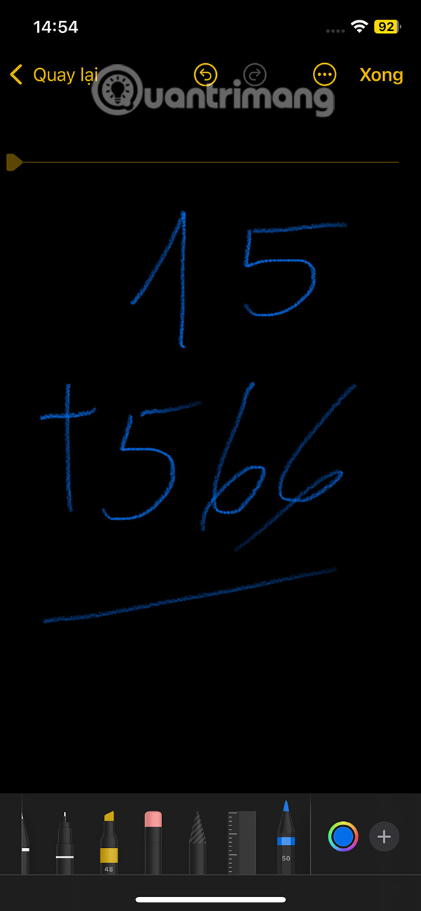 How to write Math expressions in Notes on iPhone Picture 6
