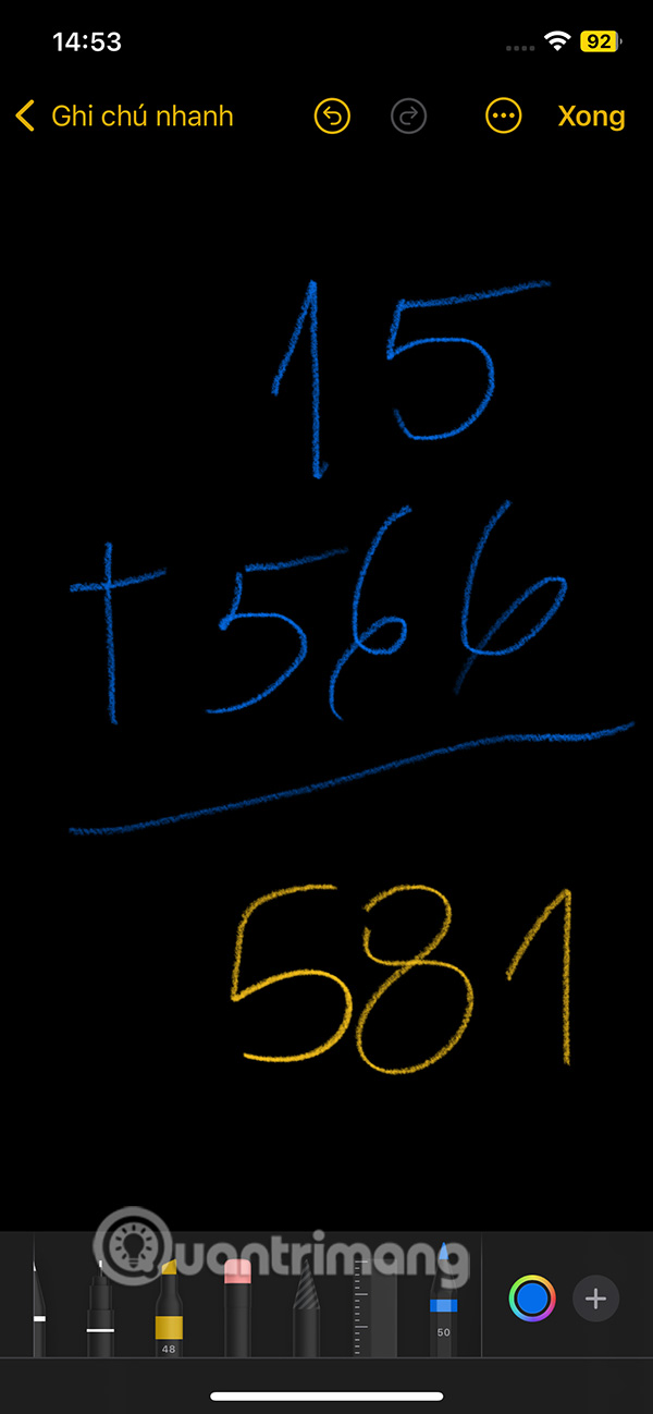 How to write Math expressions in Notes on iPhone Picture 8