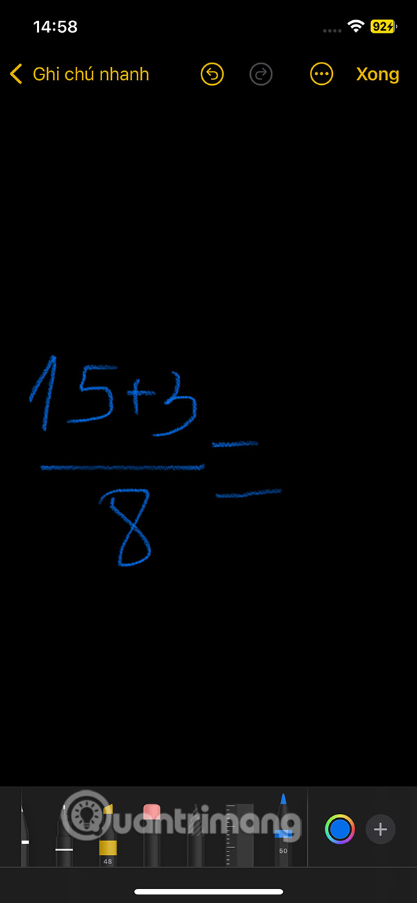 How to write Math expressions in Notes on iPhone Picture 9