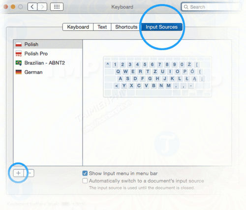 Picture 2 of Instructions on changing the keyboard language on a Macbook.