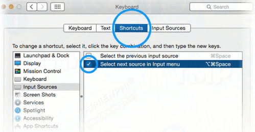 Picture 4 of Instructions on changing the keyboard language on a Macbook.