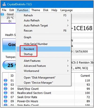 Instructions on checking hard drive status using CrystalDiskInfo Picture 2