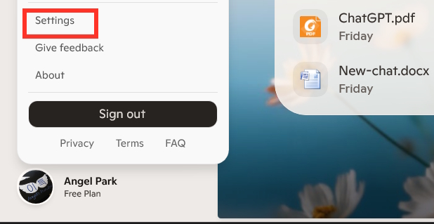 Picture 1 of Instructions on connecting Copilot with Gmail and OneDrive on Windows 11