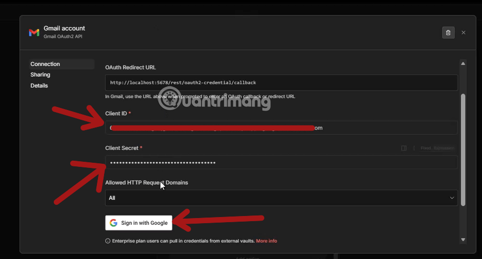 images 21 of Instructions on connecting Gmail to n8n via Google Cloud Console
