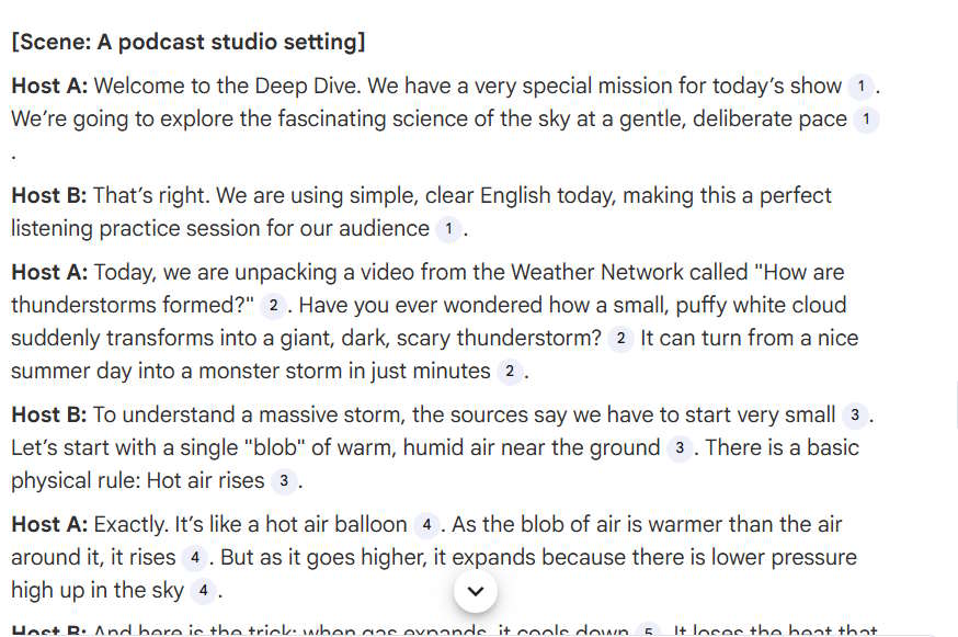 Picture 7 of Instructions on converting videos into lesson plans using NotebookLM