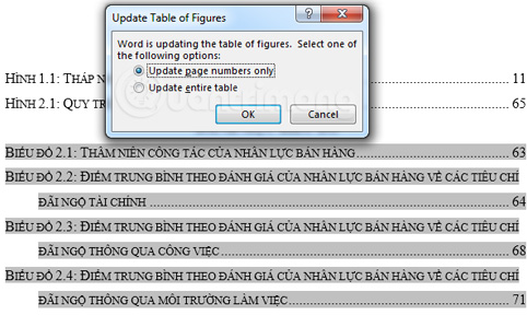 images 12 of Instructions on creating a table of contents automatically in Word.