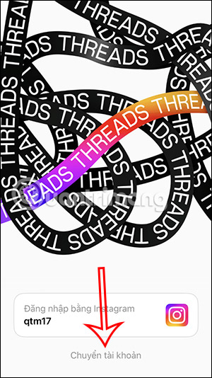 Instructions on creating a Threads account, Meta's newest social network. Picture 1