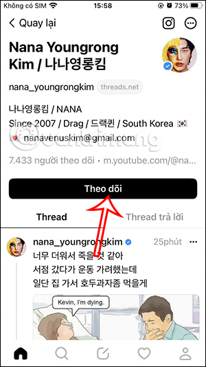 Instructions on creating a Threads account, Meta's newest social network. Picture 12