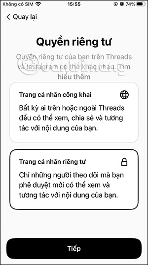 Instructions on creating a Threads account, Meta's newest social network. Picture 7