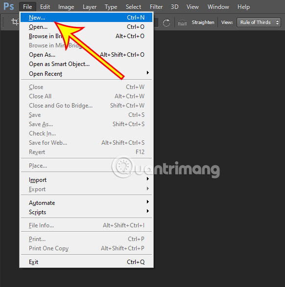 Instructions on creating and saving files in Photoshop CS6 Picture 1