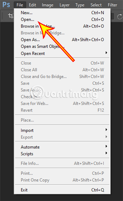 Instructions on creating and saving files in Photoshop CS6 Picture 3