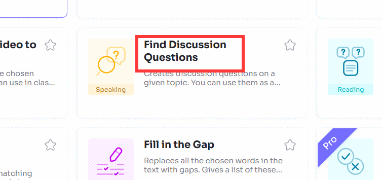Picture 1 of Instructions on creating discussion questions for English lessons on Twitter