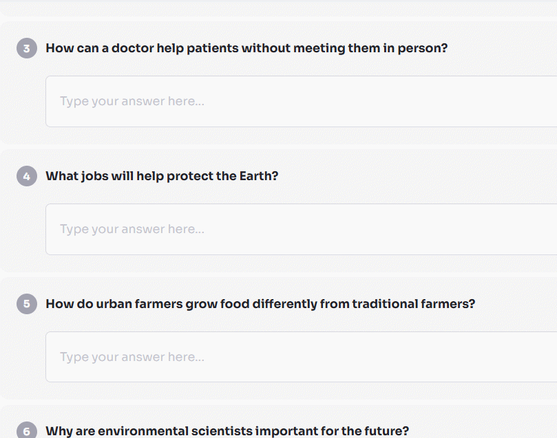 Picture 7 of Instructions on creating open-ended questions for a paragraph on Twitter