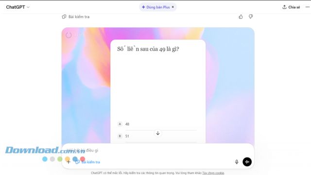 images 8 of Instructions on creating quizzes on ChatGPT