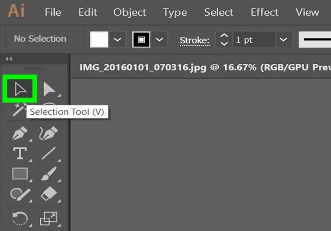 Picture 3 of Instructions on cropping and deleting shapes in Adobe Illustrator
