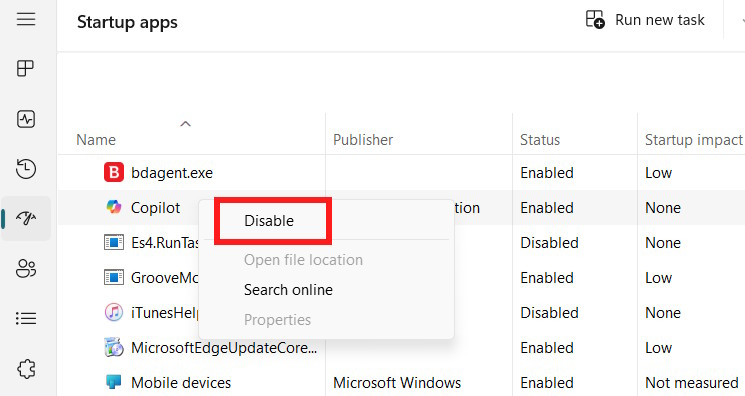Guide to completely disabling Copilot in Windows Picture 2