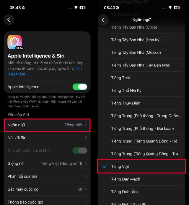 images 4 of Instructions on how to activate Apple Intelligence in Vietnamese on iPhone.