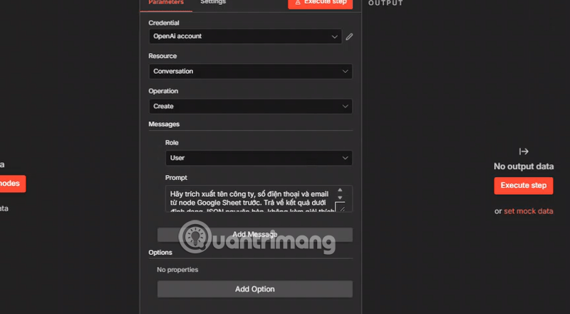 Instructions on how to add and use OpenAI Nodes in n8n Picture 9