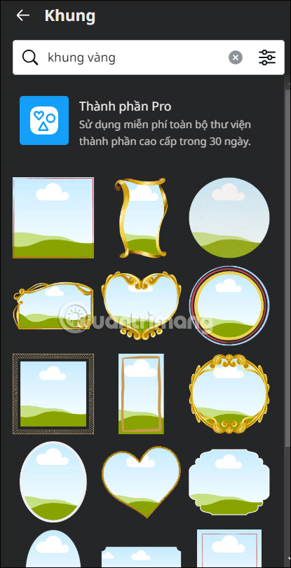 Picture 3 of Instructions on how to add photos to a frame in Canva