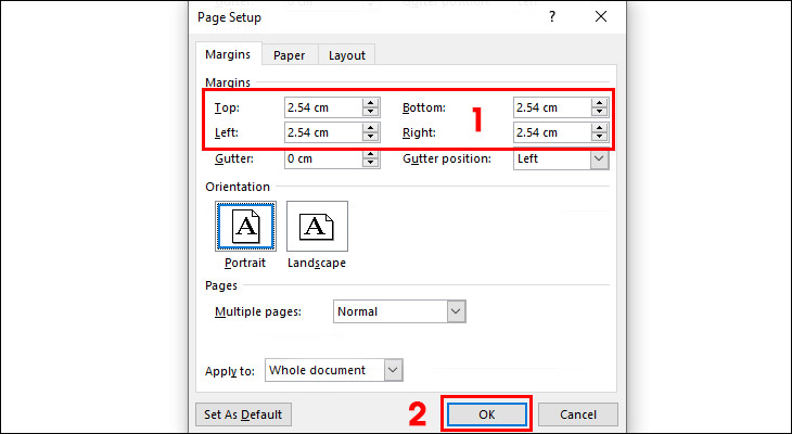 Instructions on how to align margins in Word in the most detailed way Picture 6