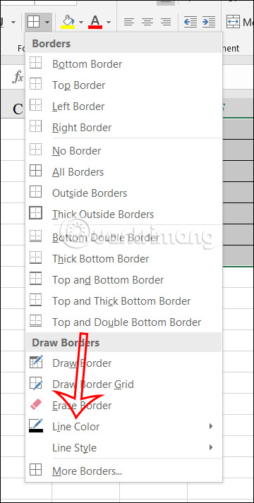 Instructions on how to change border color in Excel - TipsMake.com