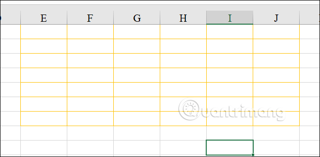 Instructions on how to change border color in Excel Picture 8
