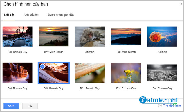 Picture 3 of Instructions on how to change the Gmail background image on a computer.