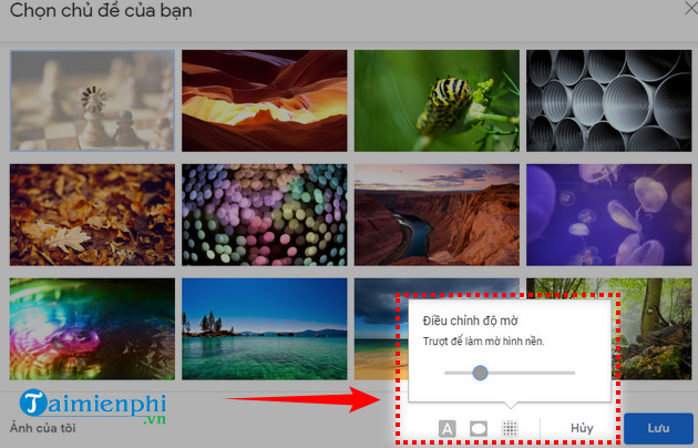 Picture 7 of Instructions on how to change the Gmail background image on a computer.