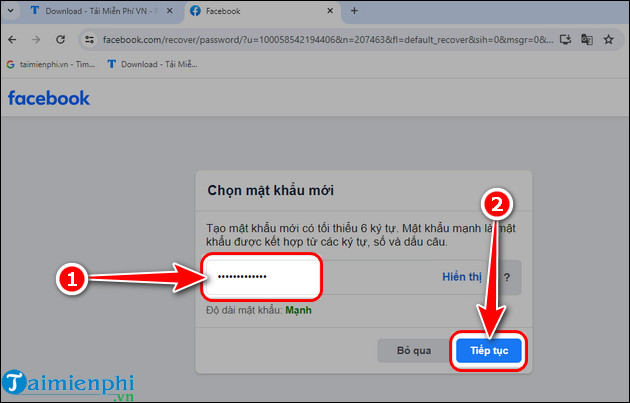 Picture 14 of Instructions on how to change your Facebook password on a computer or phone.