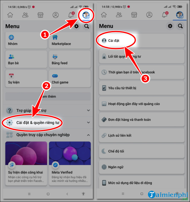 Picture 5 of Instructions on how to change your Facebook password on a computer or phone.