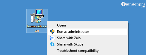 Picture 2 of Instructions on how to check CPU temperature using HWMonitor