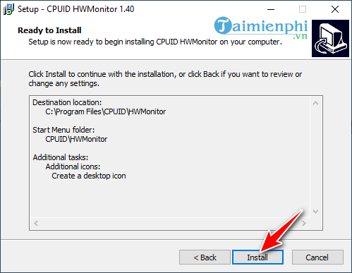 Picture 6 of Instructions on how to check CPU temperature using HWMonitor