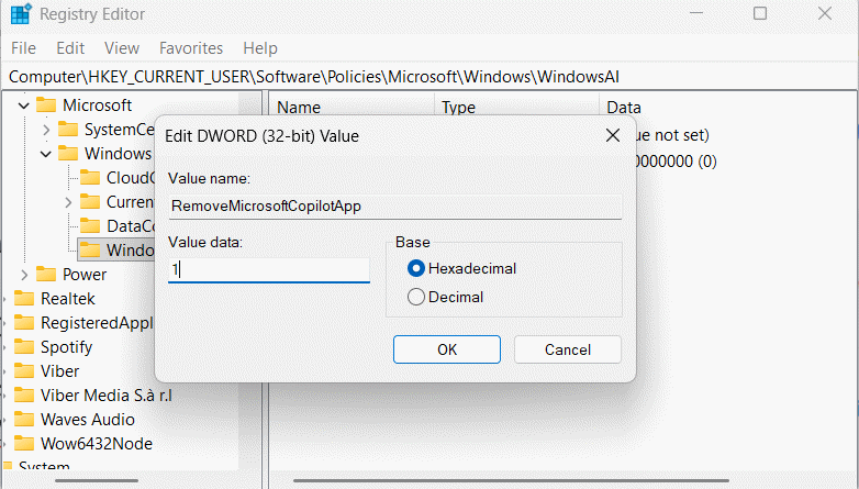 Instructions on how to completely uninstall Copilot on Windows 11 Picture 6