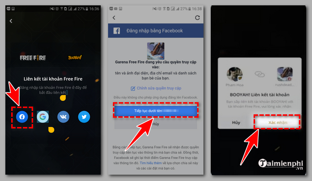 Picture 2 of Instructions on how to connect your Free Fire account to BOOYAH! Live