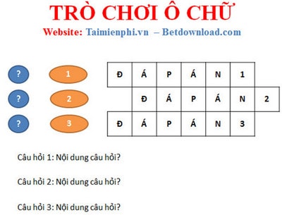 images 1 of Instructions on how to create a crossword puzzle in PowerPoint with effects.
