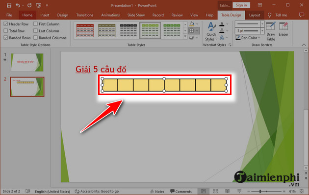 images 10 of Instructions on how to create a crossword puzzle in PowerPoint with effects.