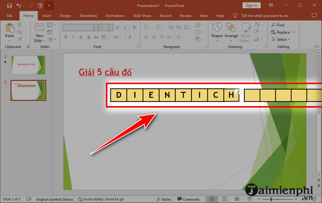 images 12 of Instructions on how to create a crossword puzzle in PowerPoint with effects.