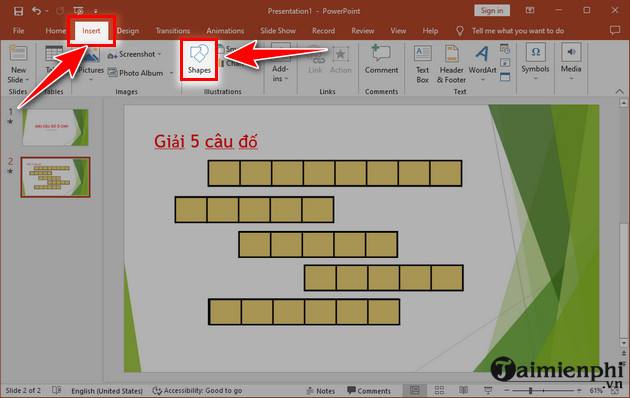 images 15 of Instructions on how to create a crossword puzzle in PowerPoint with effects.