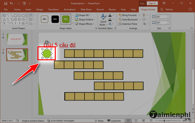 images 16 of Instructions on how to create a crossword puzzle in PowerPoint with effects.