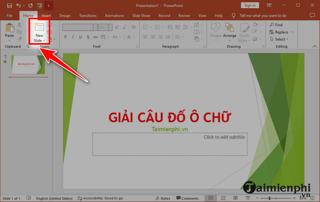 images 6 of Instructions on how to create a crossword puzzle in PowerPoint with effects.