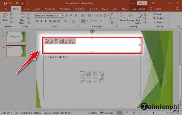 images 7 of Instructions on how to create a crossword puzzle in PowerPoint with effects.