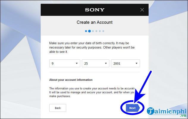 Instructions on how to create a PlayStation Network US, ASIA account Picture 2