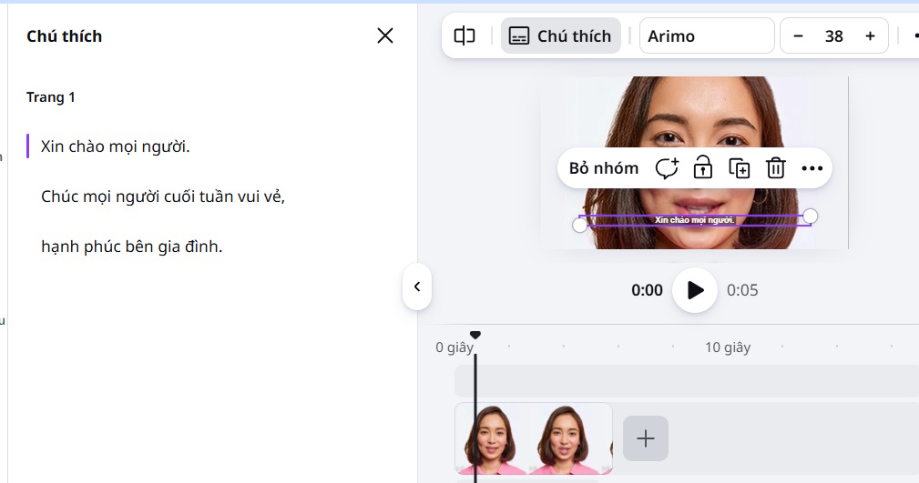 Guide to creating automatic video subtitles in Canva AI Picture 5
