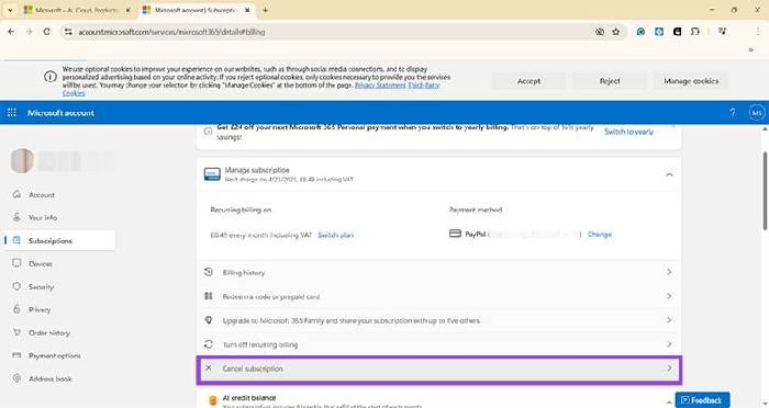 Instructions on how to disable Copilot in Microsoft Word Picture 8
