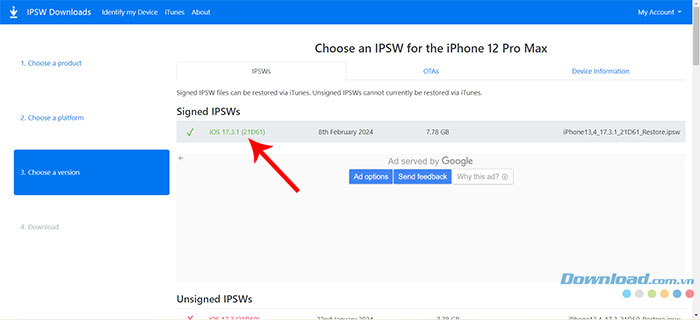 Instructions on how to downgrade iOS 26 to iOS 18 on iPhone. Picture 2
