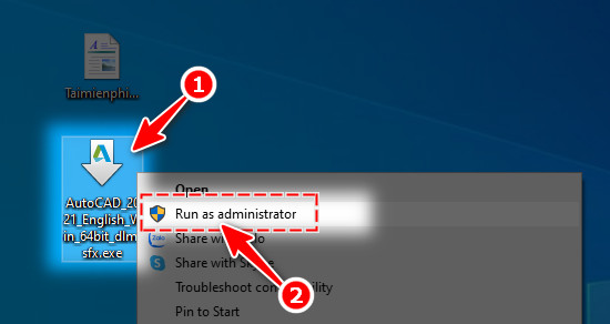 Picture 2 of Instructions on how to download and install AutoCAD 2021 for free on your computer.