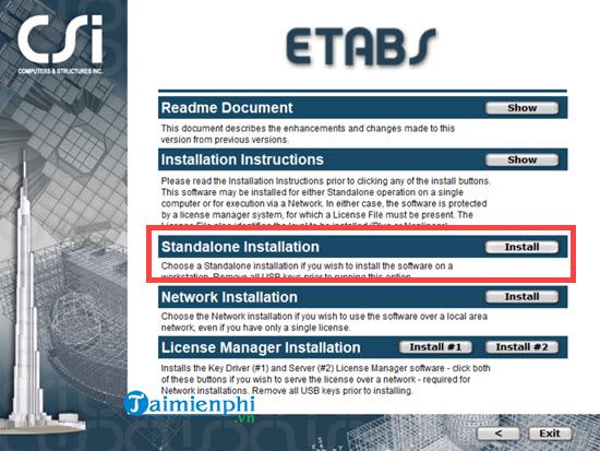 Picture 1 of Instructions on how to download and install the latest ETABS