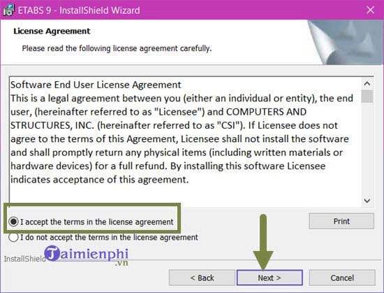 Picture 3 of Instructions on how to download and install the latest ETABS