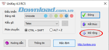 images 2 of Instructions on how to download and install Unikey on your computer.