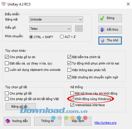 images 3 of Instructions on how to download and install Unikey on your computer.
